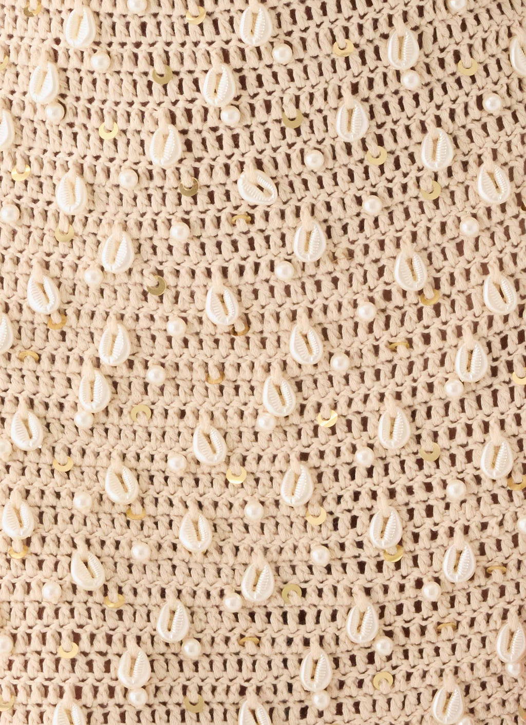 Sylvara Crochet Mini Dress - Ivory