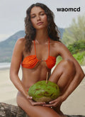 Saint Lucia Bikini Top - Orange