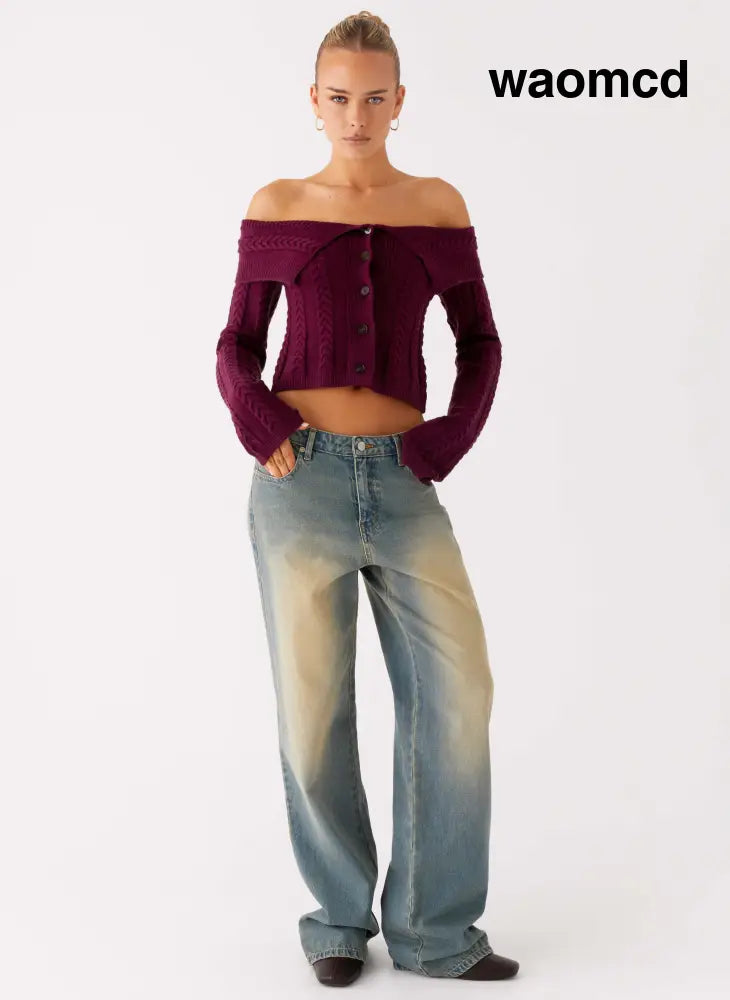 San Diego Straight Leg Denim Jeans - Blue Wash