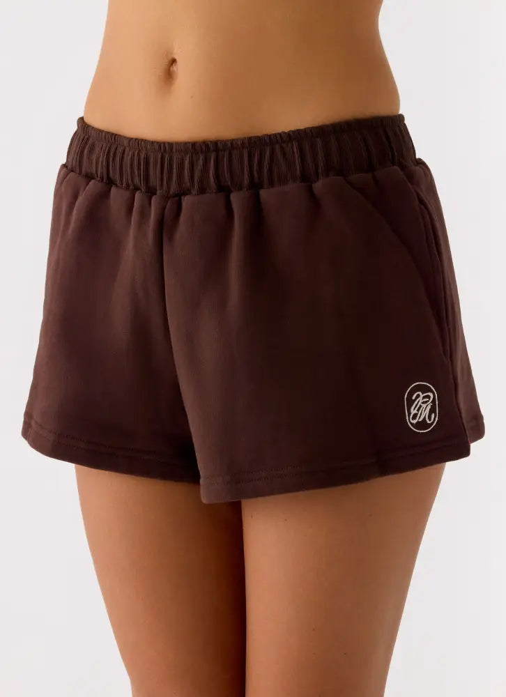 Signature Low Rise Sweatshorts - Chocolate