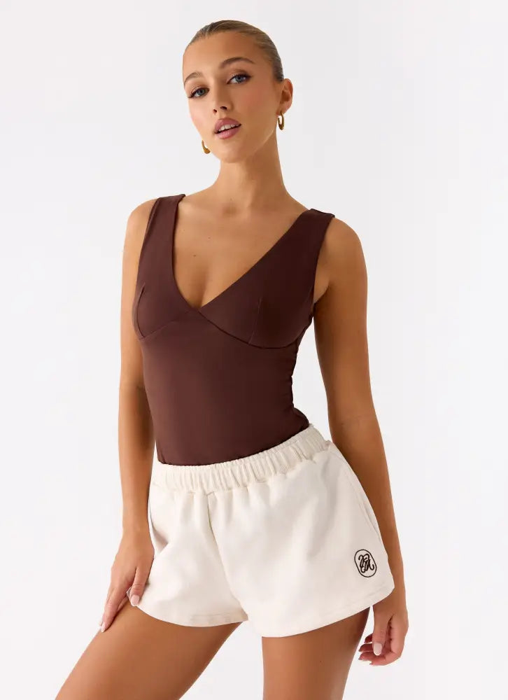 Signature Low Rise Sweatshorts - Cream