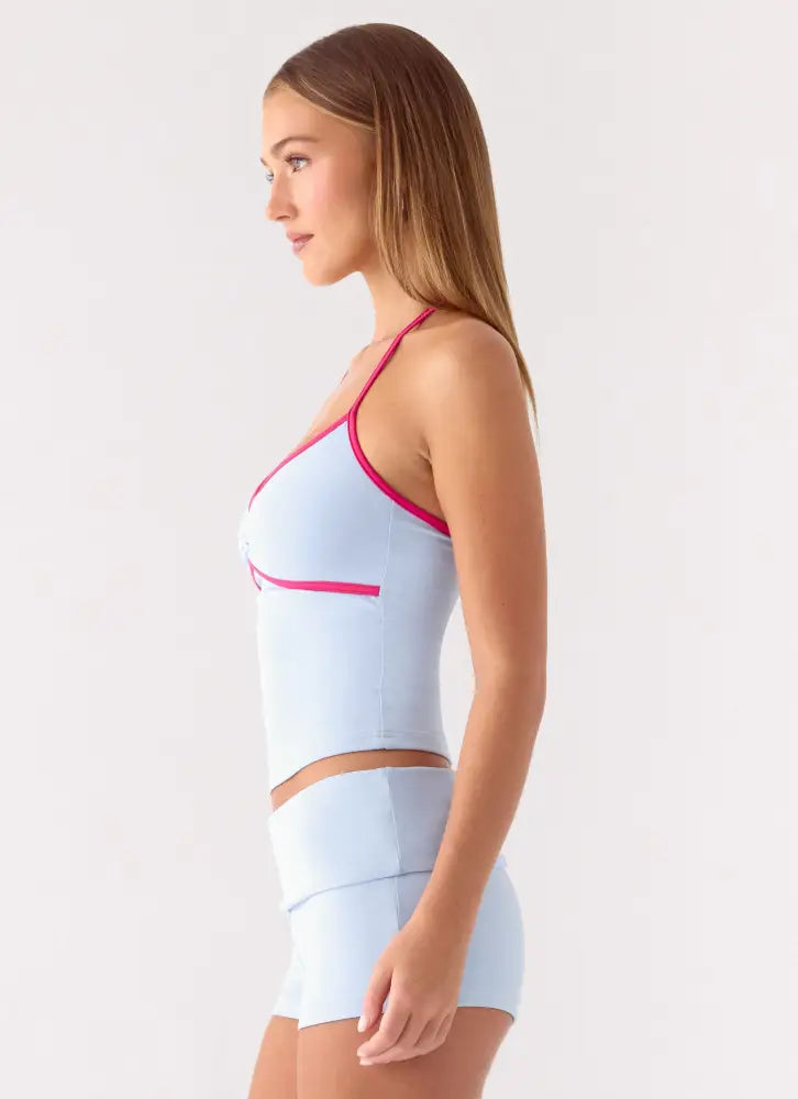 Solaryn Halter Top - Blue