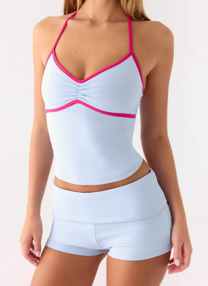 Solaryn Halter Top - Blue