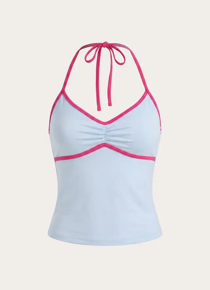 Solaryn Halter Top - Blue