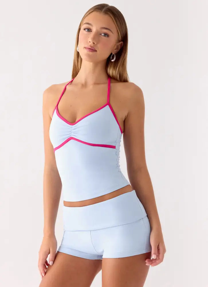 Solaryn Halter Top - Blue