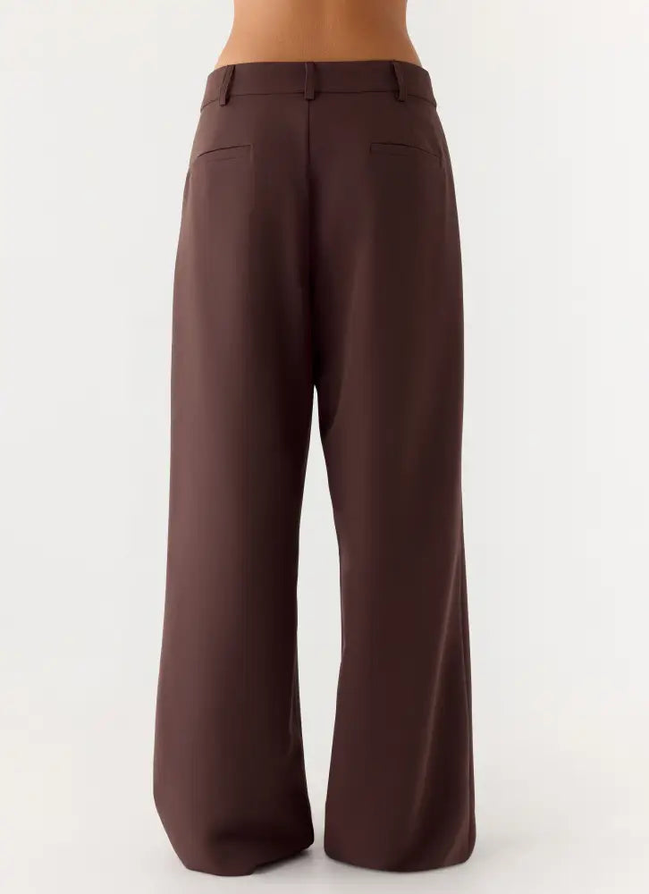 Sora Low Rise Pant - Dark Chocolate