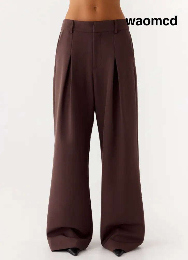 Sora Low Rise Pant - Dark Chocolate